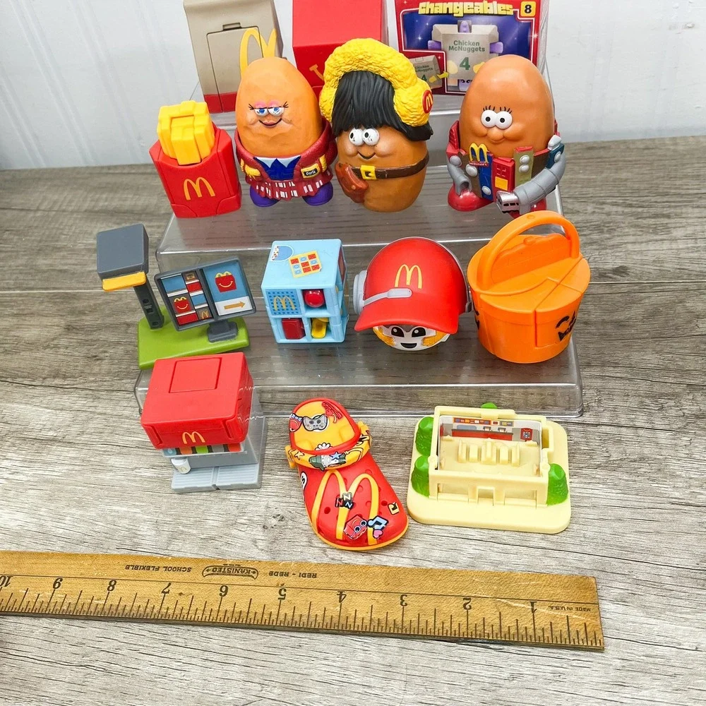 Vintage McDonalds Happy Meal Toy Lot McNugget Buddies Changeables 12pc